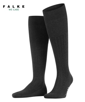 Men Falke Milano Knee-high Socks Socks Grey | NVLAMU678