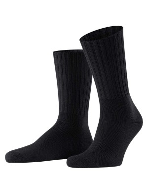 Men Falke Nelson Boot socks Socks Black | IASGXQ180