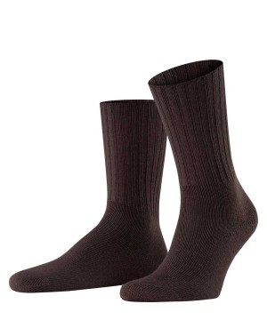 Men Falke Nelson Boot socks Socks Brown | CXPDNW249