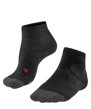 Men Falke PL2 Short Short sock Socks Black | UFRNSH529