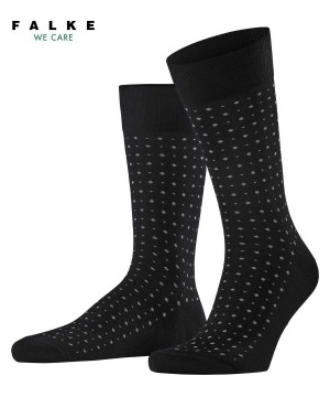 Men Falke Polished Dot Socks Socks Black | LBYDOE938