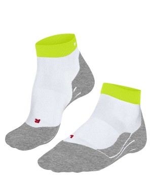 Men Falke RU4 Endurance Short Running Short sock Socks White | BWYUQP628