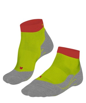 Men Falke RU4 Endurance Short Running Short sock Socks Yellow | WOHFLU529