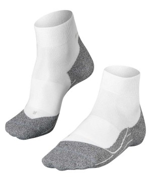 Men Falke RU4 Light Performance Short Running Short sock Socks White | RFGIBU209