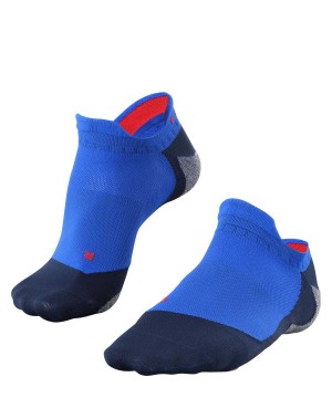 Men Falke RU5 Race Invisible Running Invisibles No Show Socks Blue | CQAYFM209