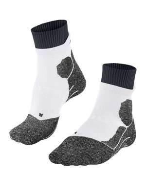 Men Falke RU Trail Running Socks Socks White | VWJFGH541