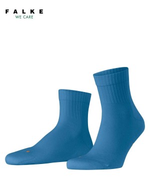 Men Falke Run Rib Short sock Socks Blue | TDIWUQ021