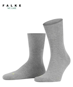 Men Falke Run Socks Socks Grey | SKZDUE941