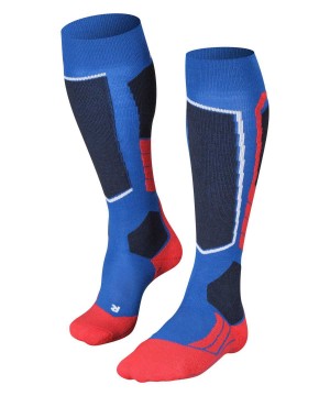 Men Falke SK2 Intermediate Skiing Knee-high Socks Socks Blue | MPRXJW183