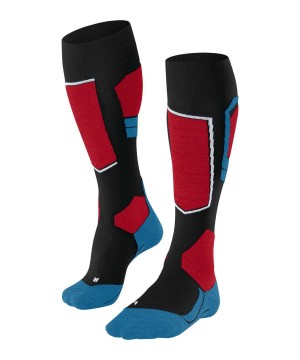 Men Falke SK4 Advanced Skiing Knee-high Socks Socks Black | XCUFGO210