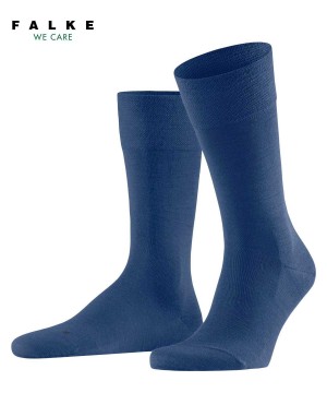 Men Falke Sensitive Berlin Socks Socks Blue | CRKMDZ820