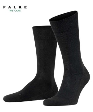 Men Falke Sensitive London Socks Socks Black | EACWXS690