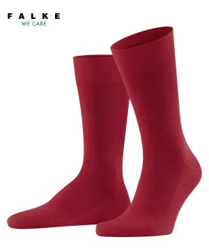 Men Falke Sensitive London Socks Socks Red | FCPIZW514