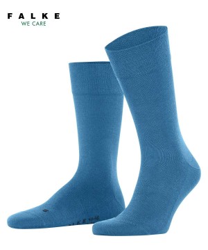 Men Falke Sensitive New York Socks Socks Blue | KTQBIZ652