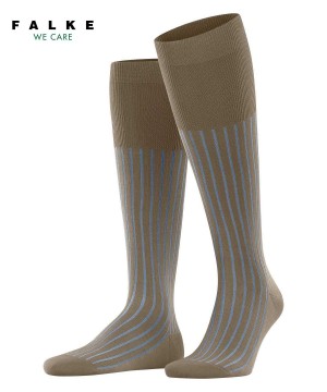 Men Falke Shadow Knee-high Socks Socks Brown | ABUWIC914