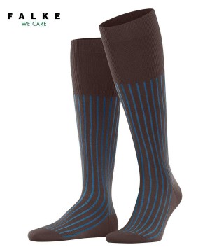 Men Falke Shadow Knee-high Socks Socks Brown | WASXVD938