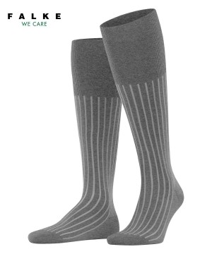 Men Falke Shadow Knee-high Socks Socks Grey | XRVUAB160