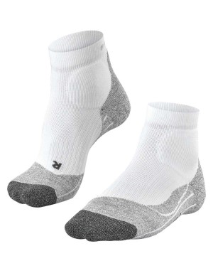 Men Falke TE2 Short Tennis Short sock Socks White | EIKFQS920