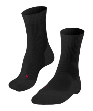 Men Falke TE4 Tennis Socks Socks Black | WFVIDS179