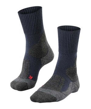 Men Falke TK1 Adventure Trekking Socks Socks Blue | ELCDUX583