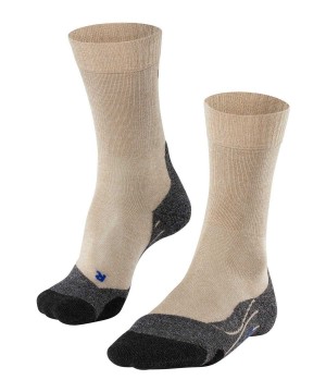 Men Falke TK2 Explore Cool Trekking Socks Socks Beige | PIHNJR945