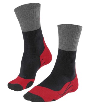 Men Falke TK2 Explore Trekking Socks Socks Black | ITVSFL236