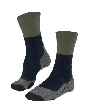 Men Falke TK2 Explore Trekking Socks Socks Blue | LZODEG926