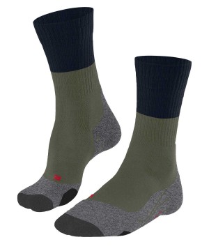 Men Falke TK2 Explore Trekking Socks Socks Green | KFWICZ925