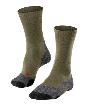 Men Falke TK2 Explore Trekking Socks Socks Green | NFQMIA364