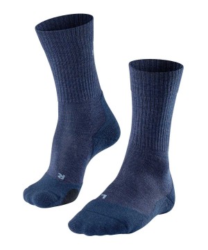 Men Falke TK2 Explore Wool Trekking Socks Socks Blue | ZVYMEI062