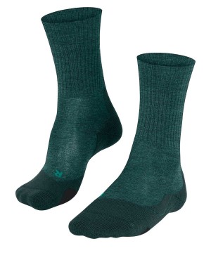 Men Falke TK2 Explore Wool Trekking Socks Socks Green | BPAXHV071