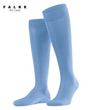 Men Falke Tiago Knee-high Socks Socks Blue | WBXVEU742