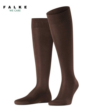 Men Falke Tiago Knee-high Socks Socks Brown | OYNEFB579