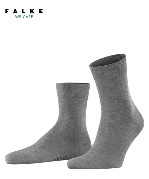 Men Falke Tiago Short sock Socks Grey | QXFYEK701