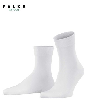 Men Falke Tiago Short sock Socks White | XLKRPV016