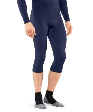 Men Falke Tights Maximum Warm Tights Blue | OMDXIU791