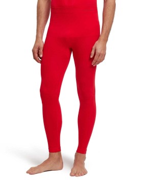 Men Falke Tights Warm Tights Red | NLDSBF348