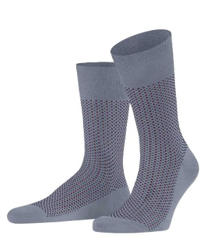 Men Falke Uptown Tie Socks Socks Grey | MSDZAQ324