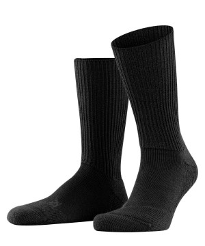 Men Falke Walkie Ergo Boot socks Socks Black | ANZMPF164