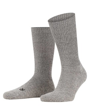 Men Falke Walkie Ergo Boot socks Socks Grey | PWSCQO590