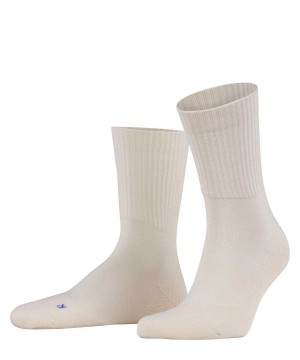 Men Falke Walkie Light Boot socks Socks White | AFMKBV236