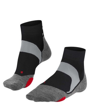 Women Falke BC5 Endurance Biking Short sock Sports Socks Black | ALHODC362