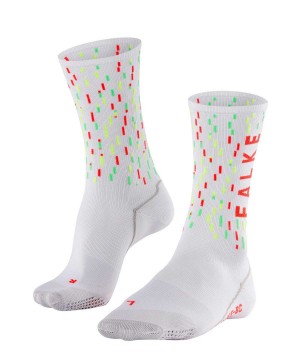 Women Falke BC Impulse Biking Socks Sports Socks White | MEWLBF487