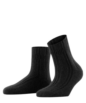 Women Falke Bedsock House socks Socks Black | SWUQIP512