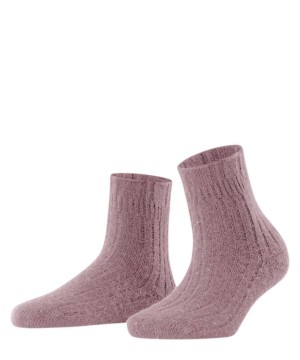 Women Falke Bedsock Rib House socks Socks Red | OAXWZG925