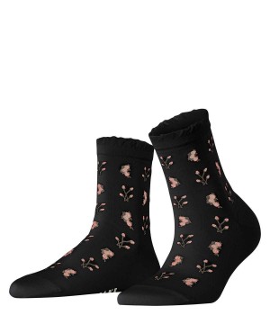 Women Falke Bucolic Short sock Socks Black | MQKEJA329