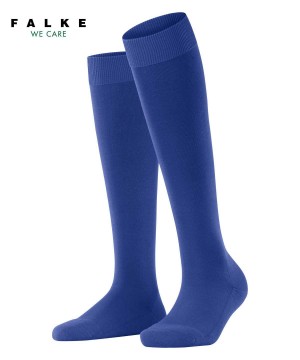 Women Falke ClimaWool Knee-high Socks Socks Blue | CERKUF296