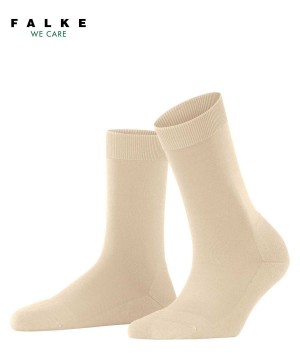 Women Falke ClimaWool Socks Socks Beige | YRAFUE863