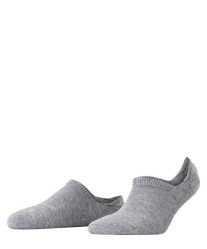 Women Falke Cool Kick Invisibles No Show Socks Grey | BSNQOW106