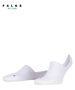 Women Falke Cool Kick Invisibles No Show Socks White | QDFCWB096